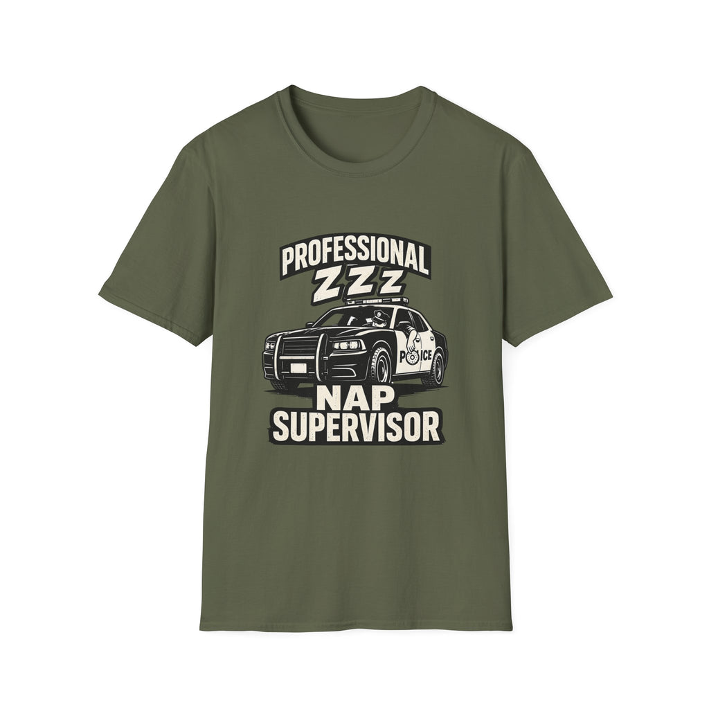 Professional Nap Supervisor | Funny Police Shirt