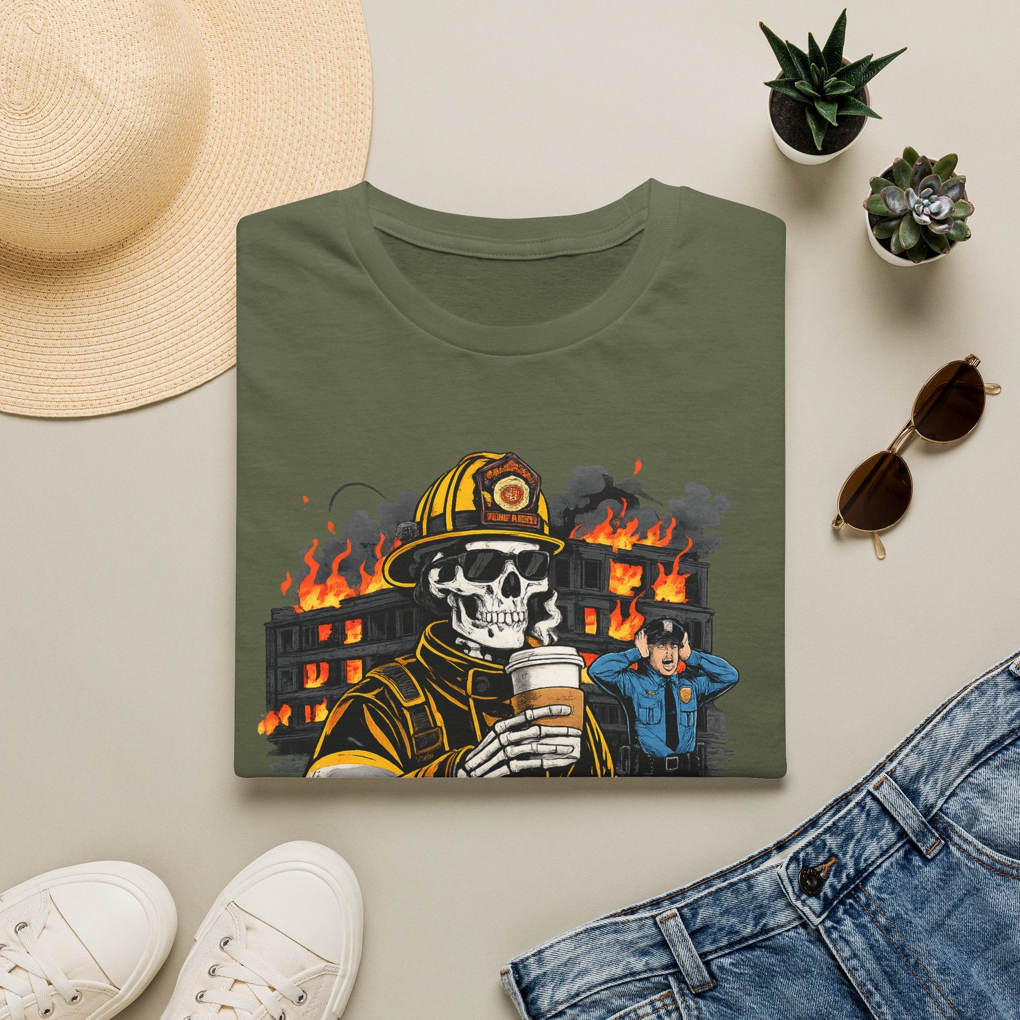 Real Heroes Carry Hoses | Firefighter Pride Shirt