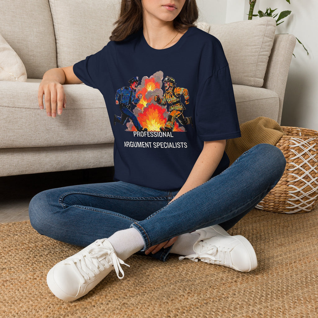 Professional Argument Specialists | Police vs Firefighter Rivalry Shirt
