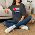 Water Over Law | Funny Firefighter vs Police Shirt