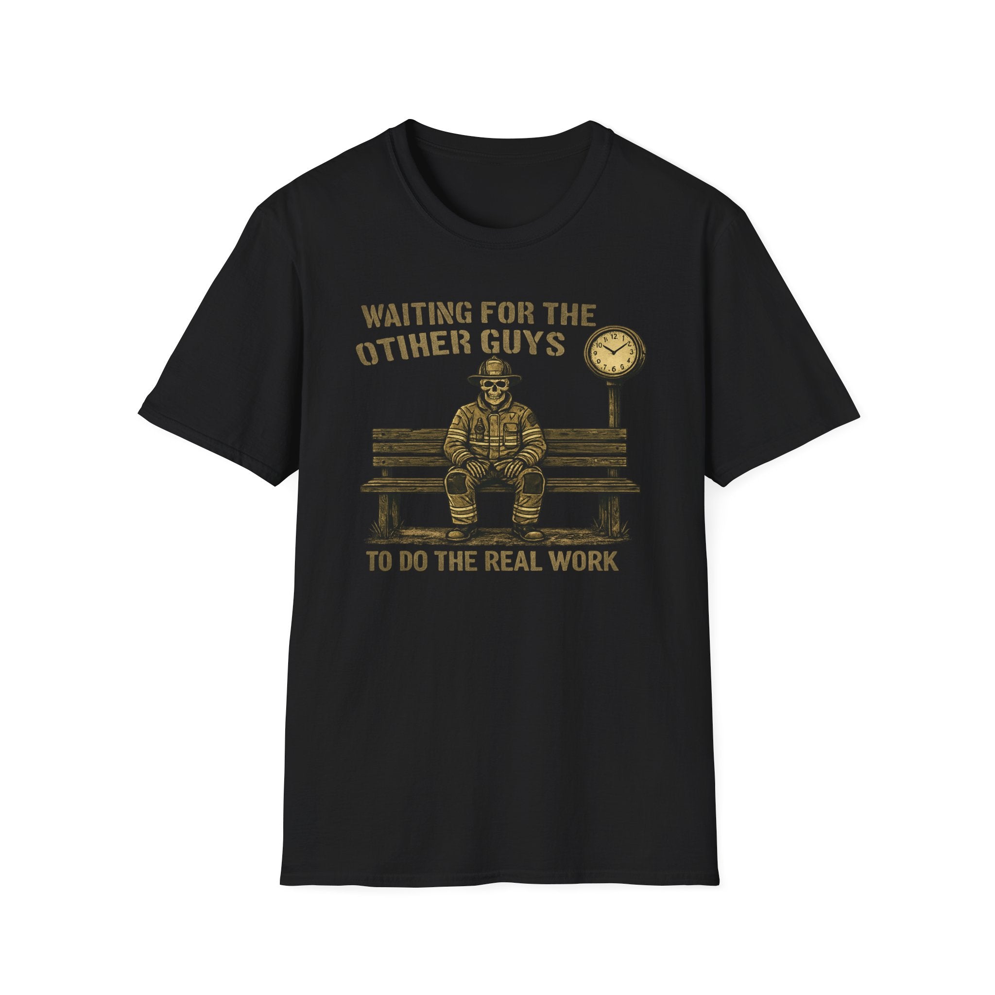 Waiting For The Other Guys To Do The Real Work  Funny Police Shirt