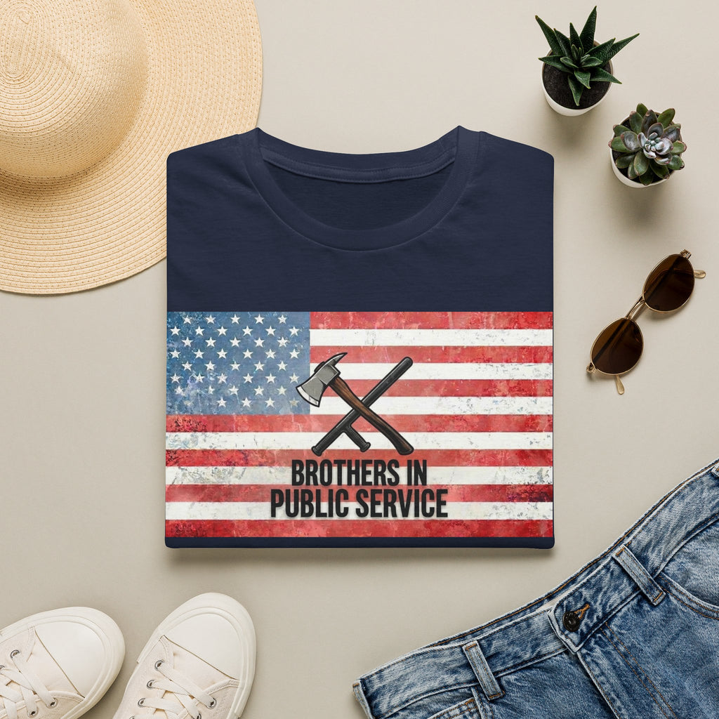 Brothers In Public Service | Firefighter Police First Responder Shirt