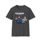Stop Napping Start Working | Funny Cop vs Firefighter Shirt