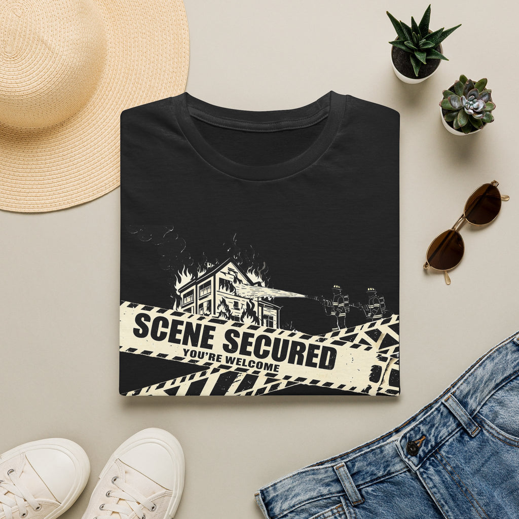 Scene Secured You're Welcome | Funny Police Officer Shirt