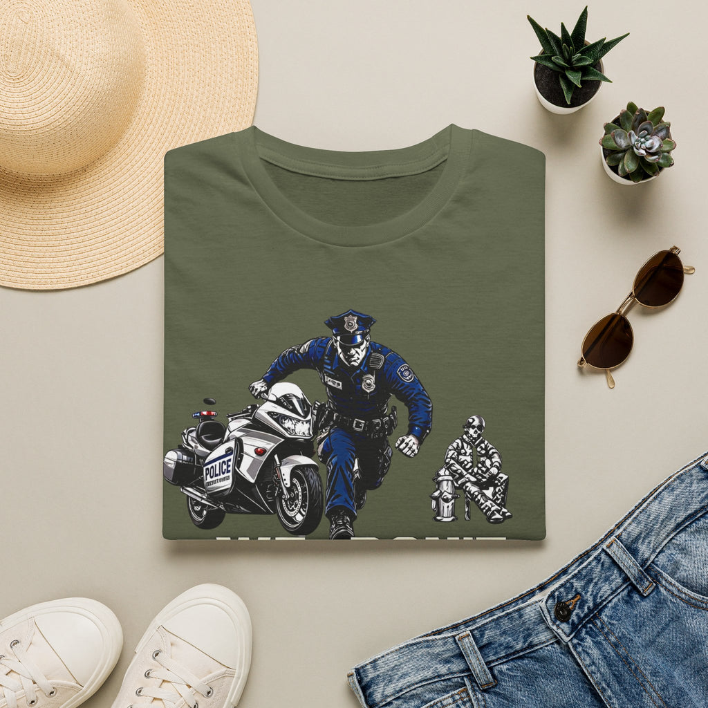 We Don't Wait Around We Move Now | Police Officer Pride Shirt