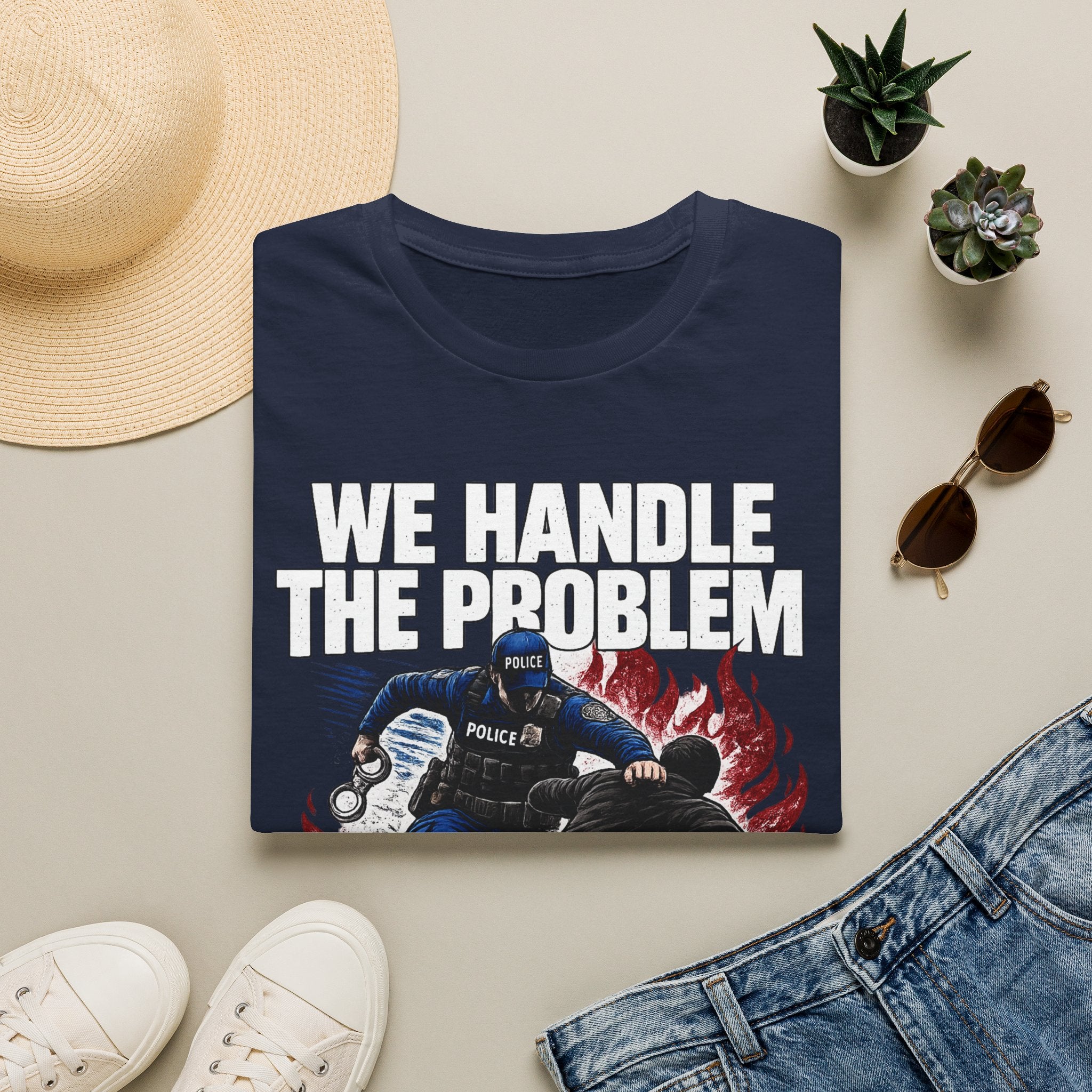 We Handle The Problem You Handle the After | Police Officer Humor Shirt