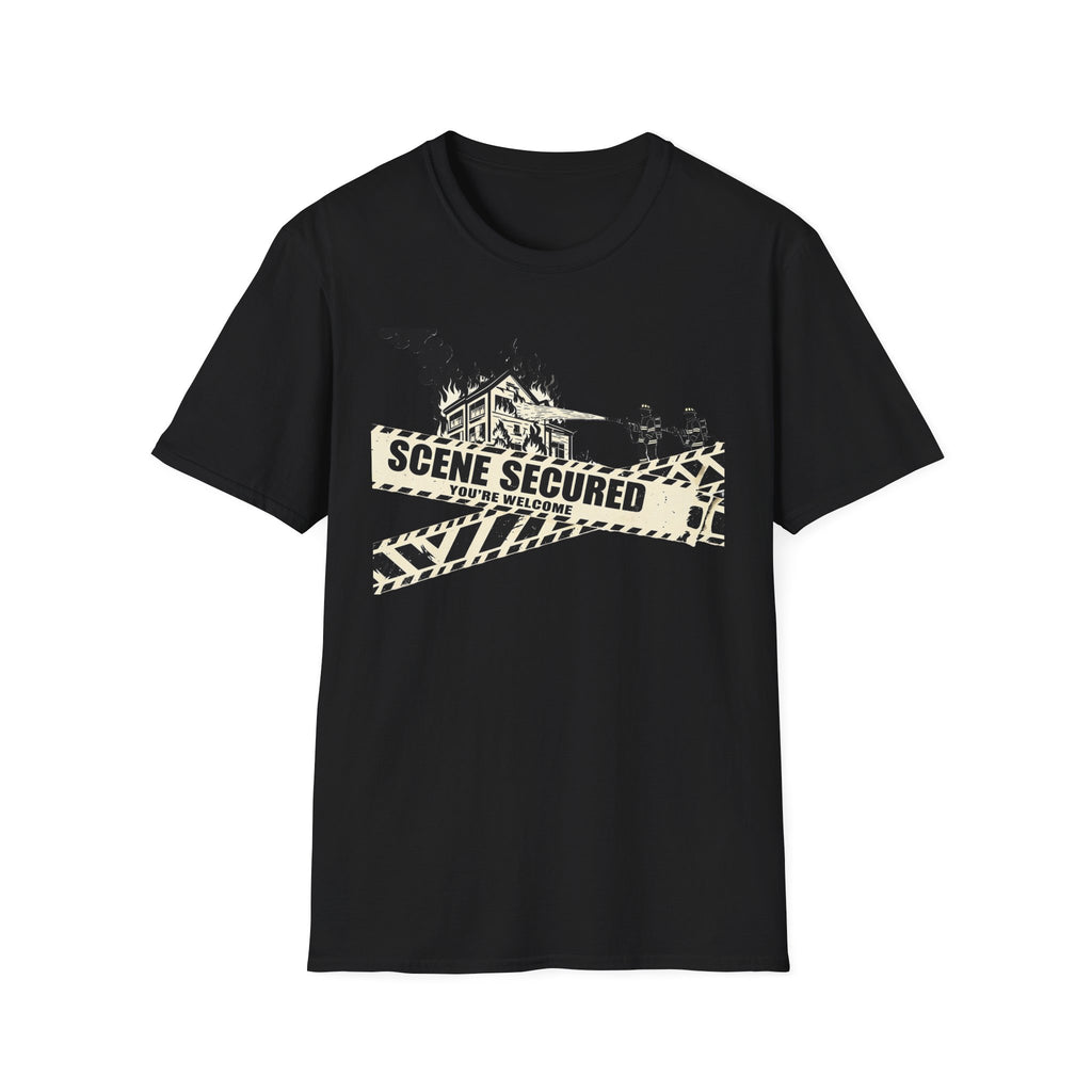 Scene Secured You're Welcome | Funny Police Officer Shirt