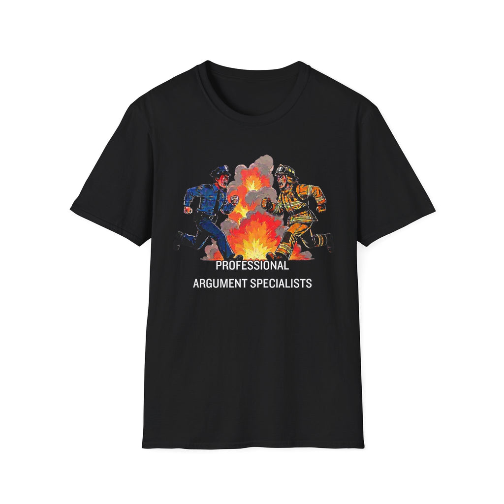 Professional Argument Specialists | Police vs Firefighter Rivalry Shirt