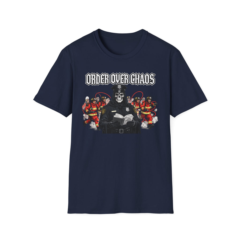 Order Over Chaos | Thin Blue Line Police Pride Shirt