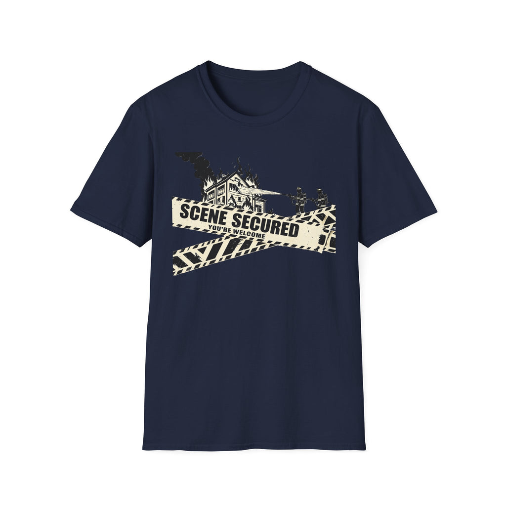 Scene Secured You're Welcome | Funny Police Officer Shirt