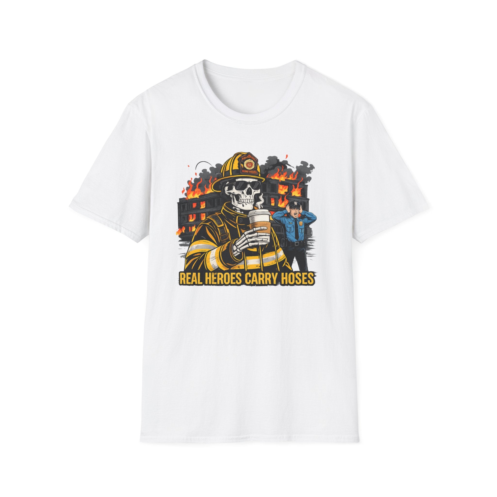 Real Heroes Carry Hoses | Firefighter Pride Shirt