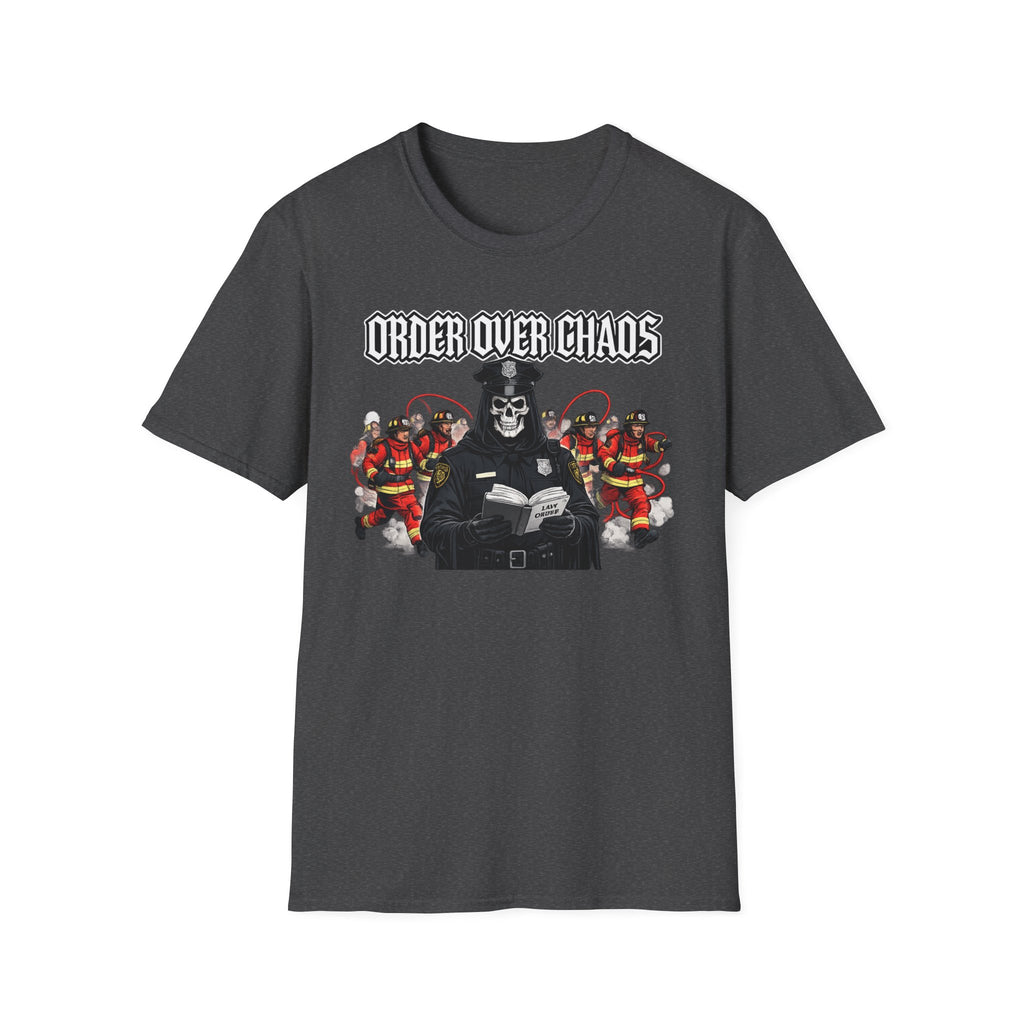 Order Over Chaos | Thin Blue Line Police Pride Shirt