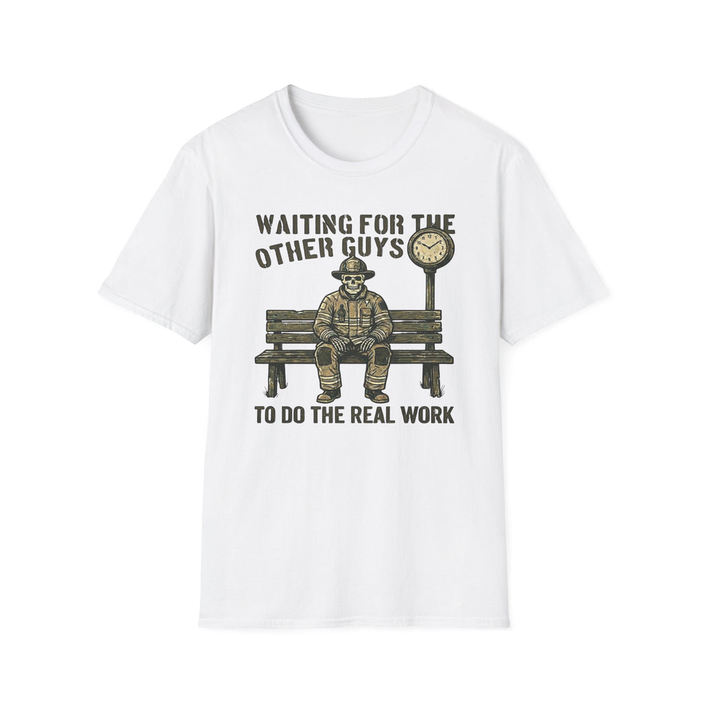 Waiting For The Other Guys To Do The Real Work  Funny Police Shirt