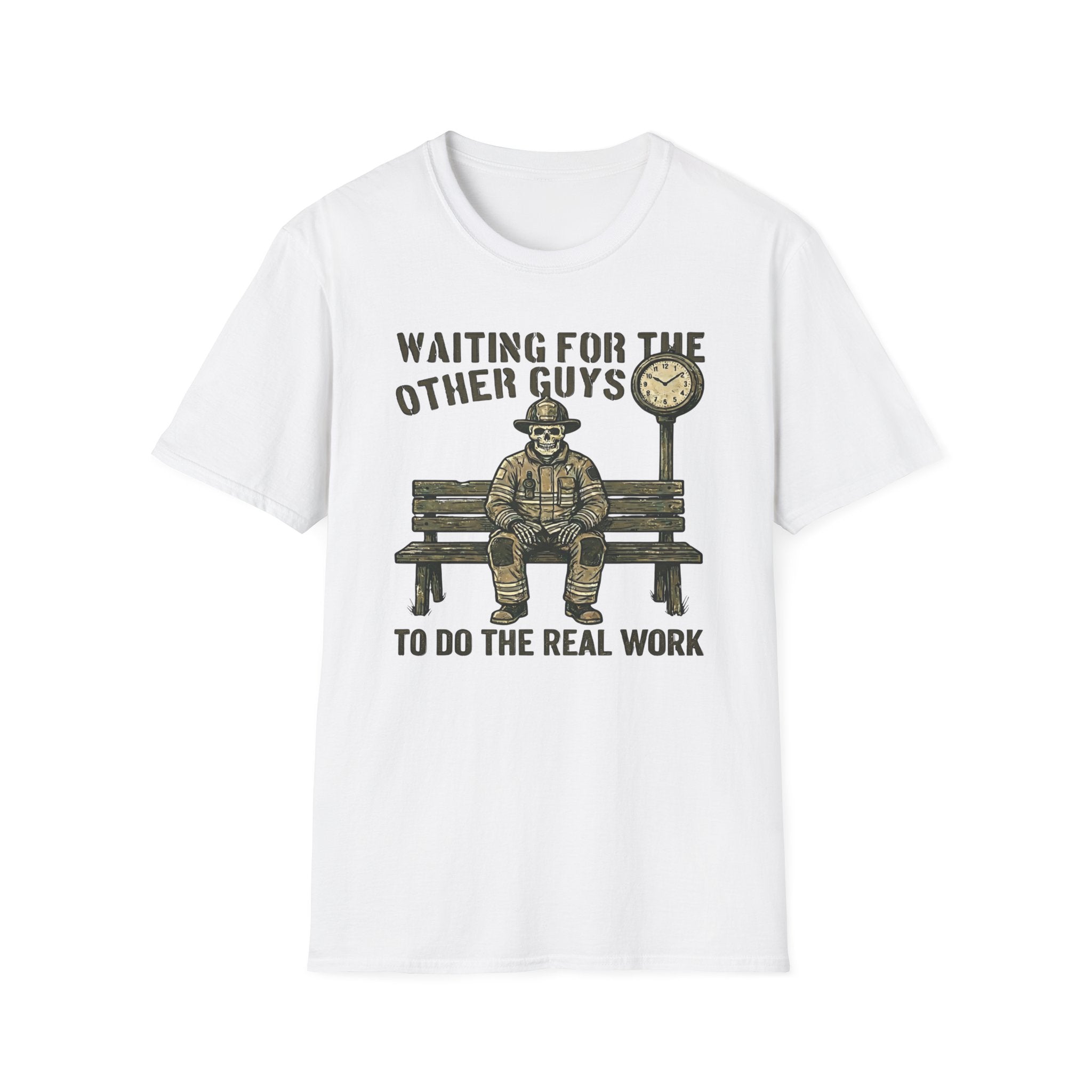 Waiting For The Other Guys To Do The Real Work  Funny Police Shirt