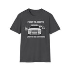 First To Arrive Last To Do Anything | Funny Firefighter vs Police Shirt