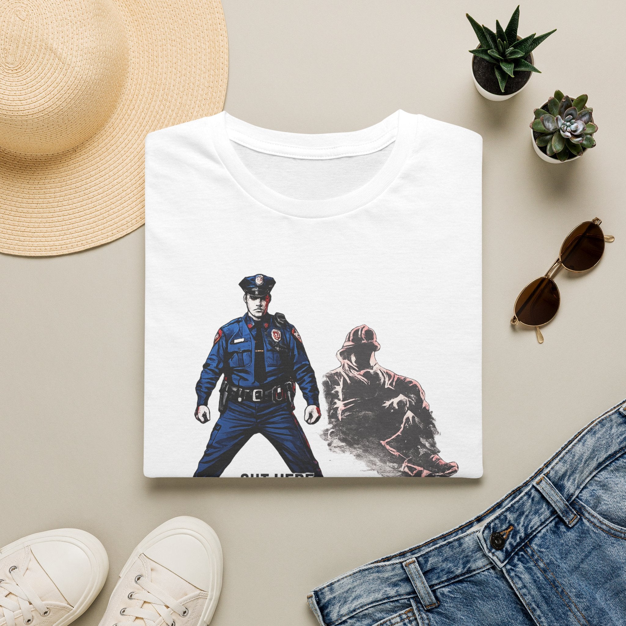 Out Here Not Back There | Police Officer Pride Shirt