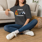 One Runs In One Calls Backup | Firefighter vs Police Humor Shirt