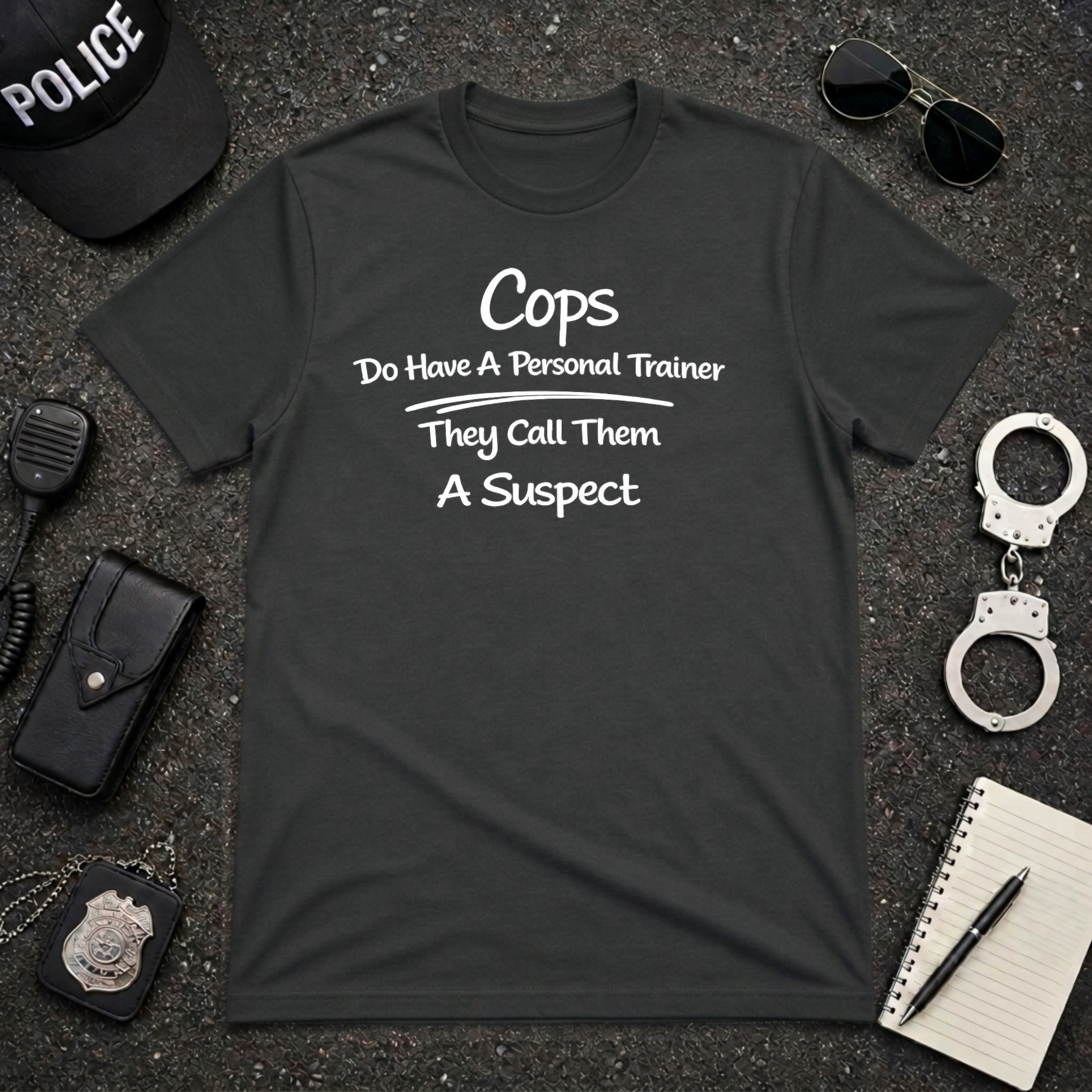 Cops Do Have A Personal Trainer | Funny Police Shirt