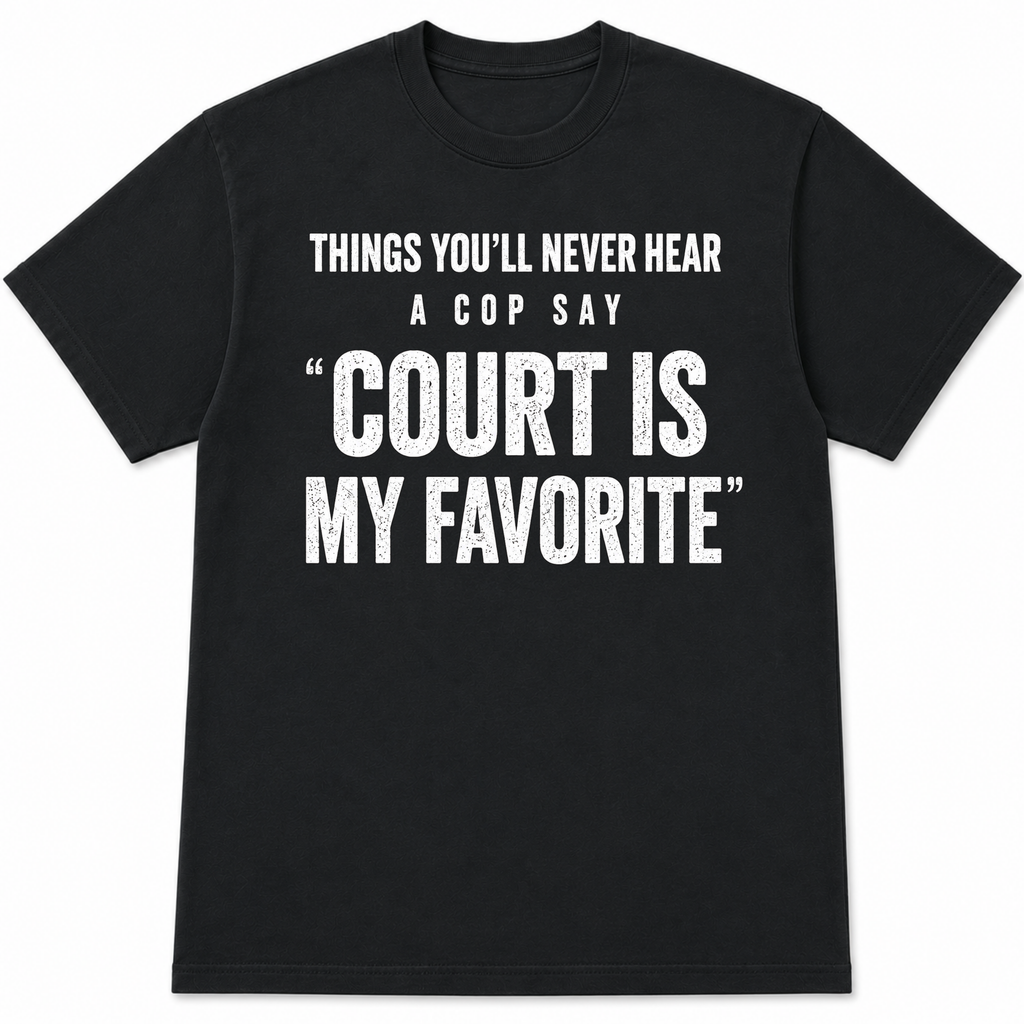 Court Is My Favorite T-Shirt