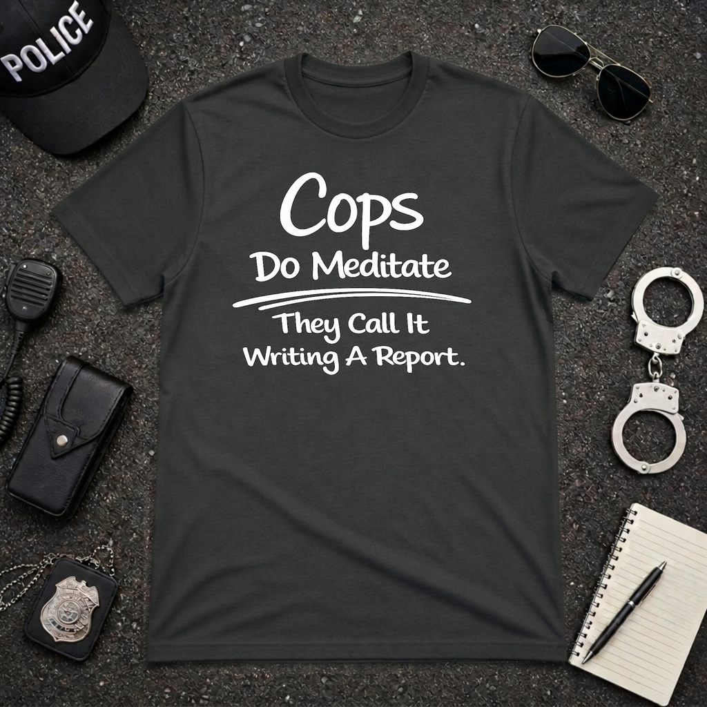 Cops Do Meditate | Funny Police Shirt