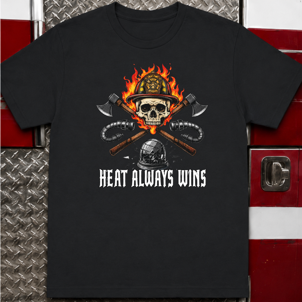 Heat Always Wins | Firefighter Pride Shirt