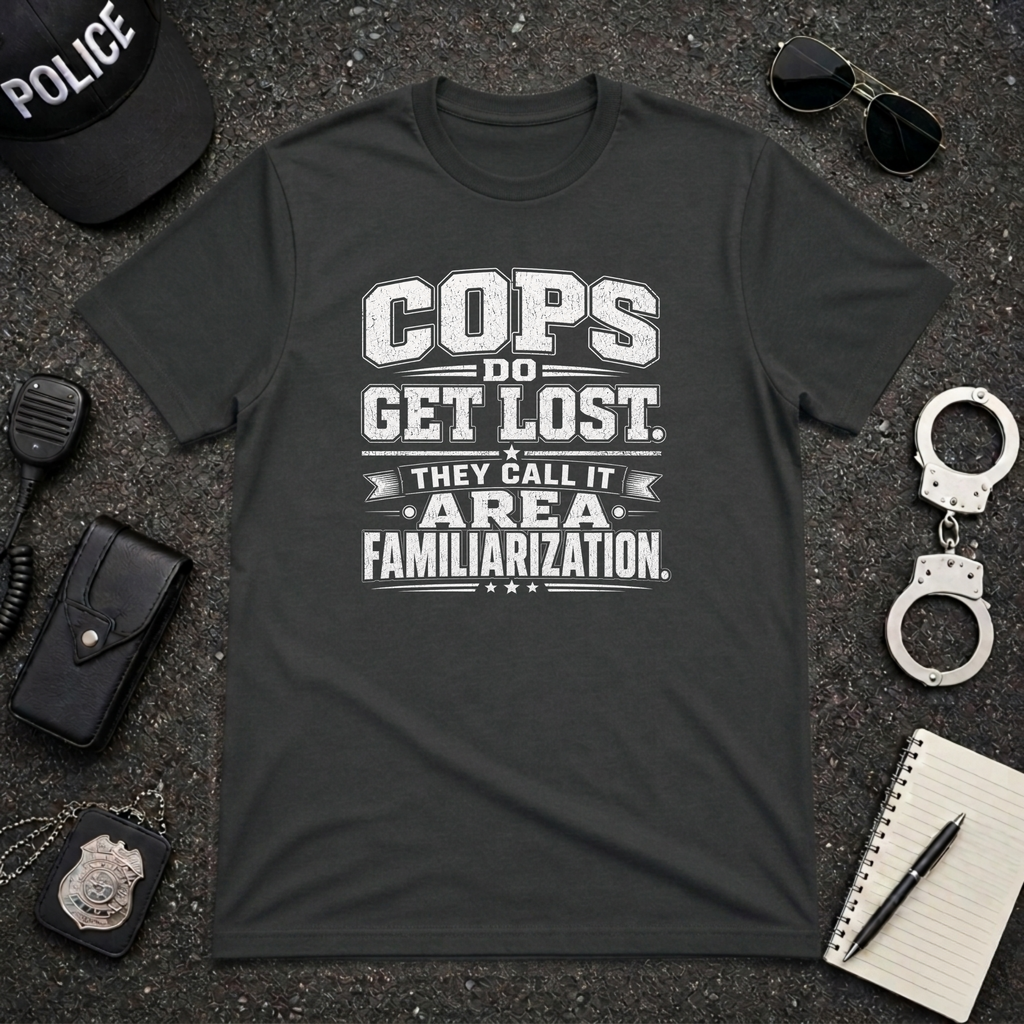 Cops Do Get Lost | Funny Police Shirt