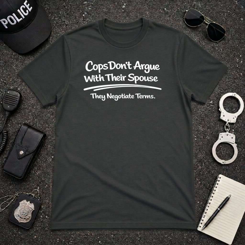 Cops Don't Argue With Their Spouse | Funny Police Shirt