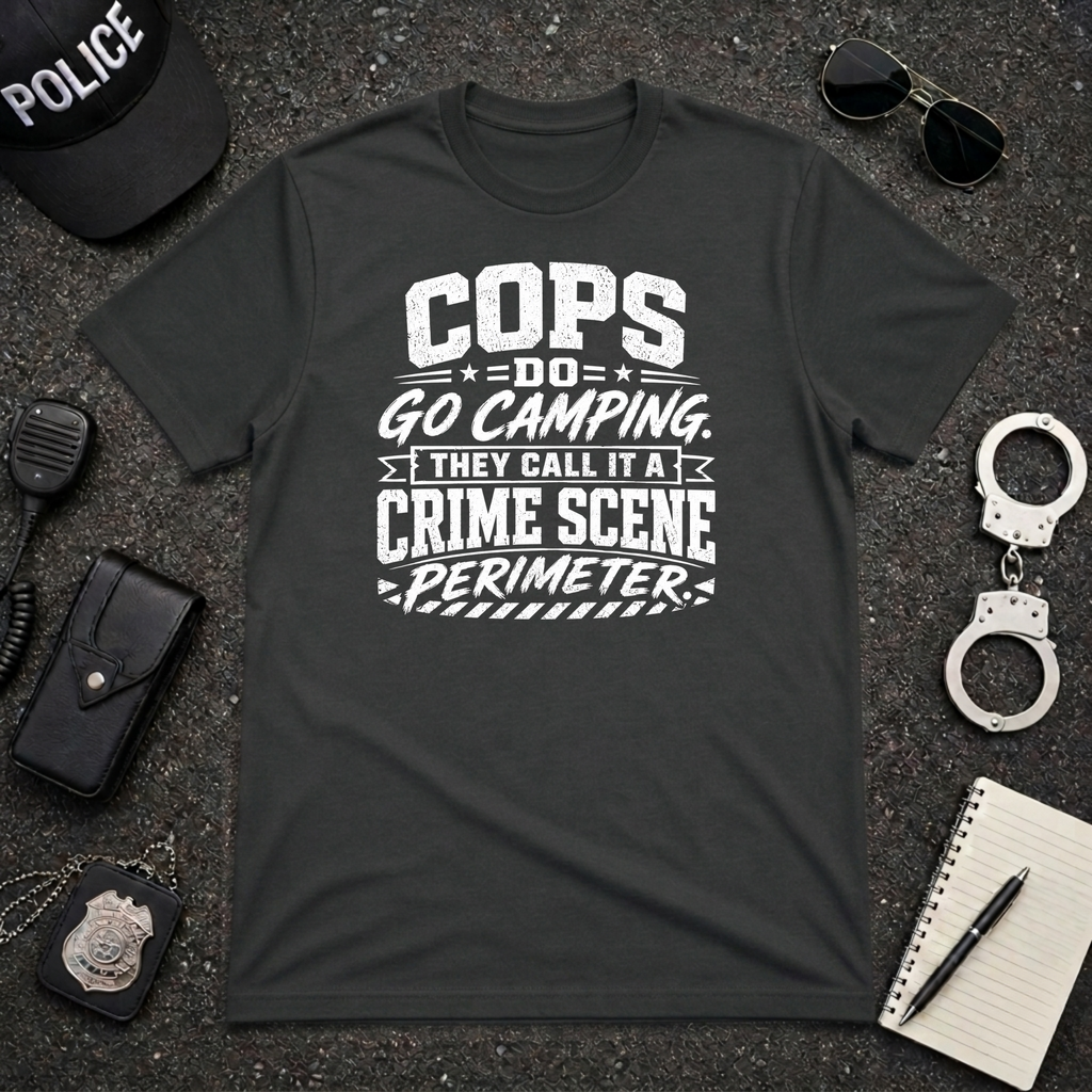 Cops Do Go Camping | Funny Police Shirt