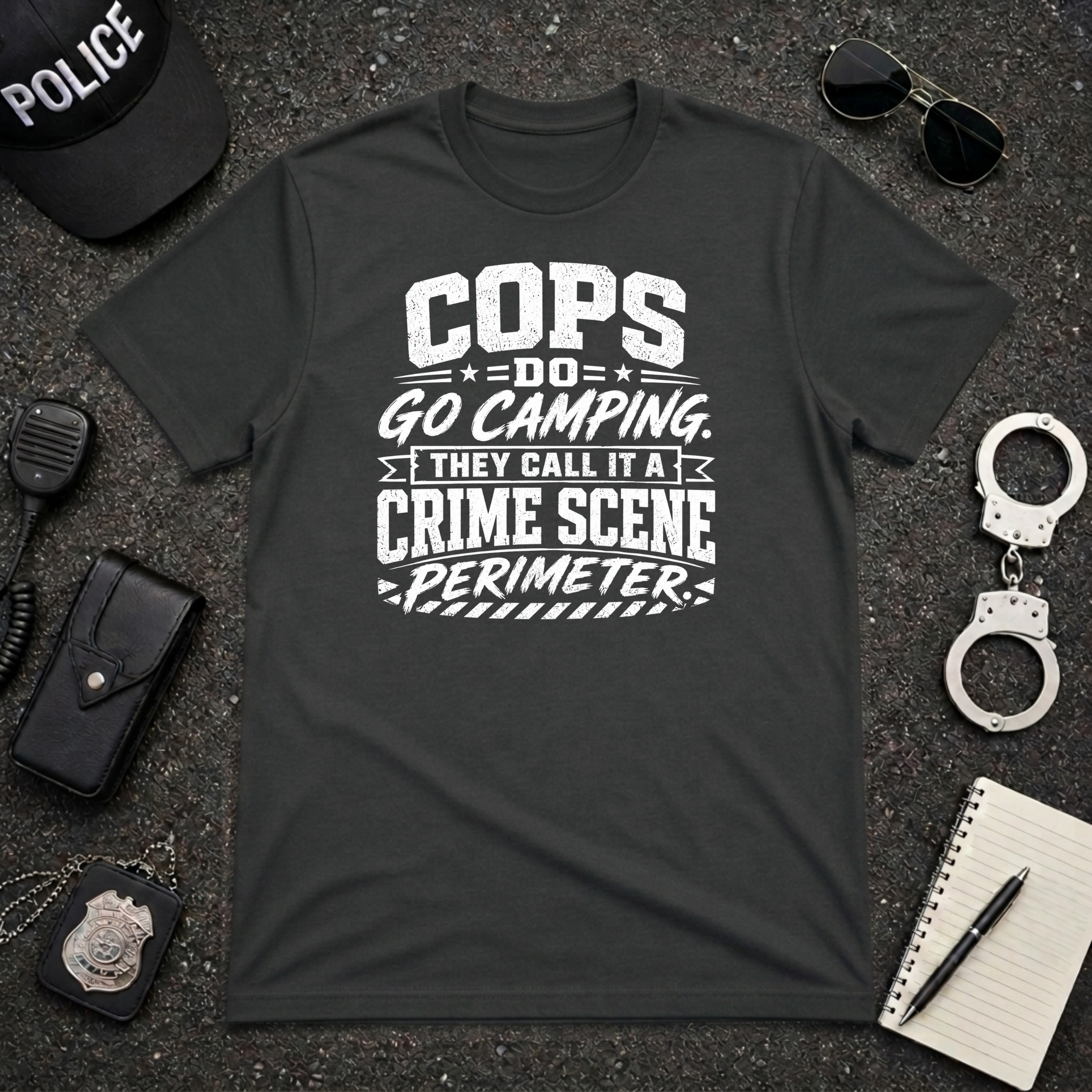 Cops Do Go Camping | Funny Police Shirt