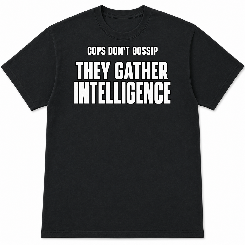 Cops Don't Gossip T-Shirt
