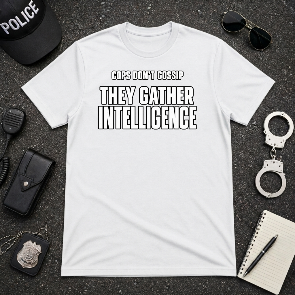 Cops Don't Gossip T-Shirt