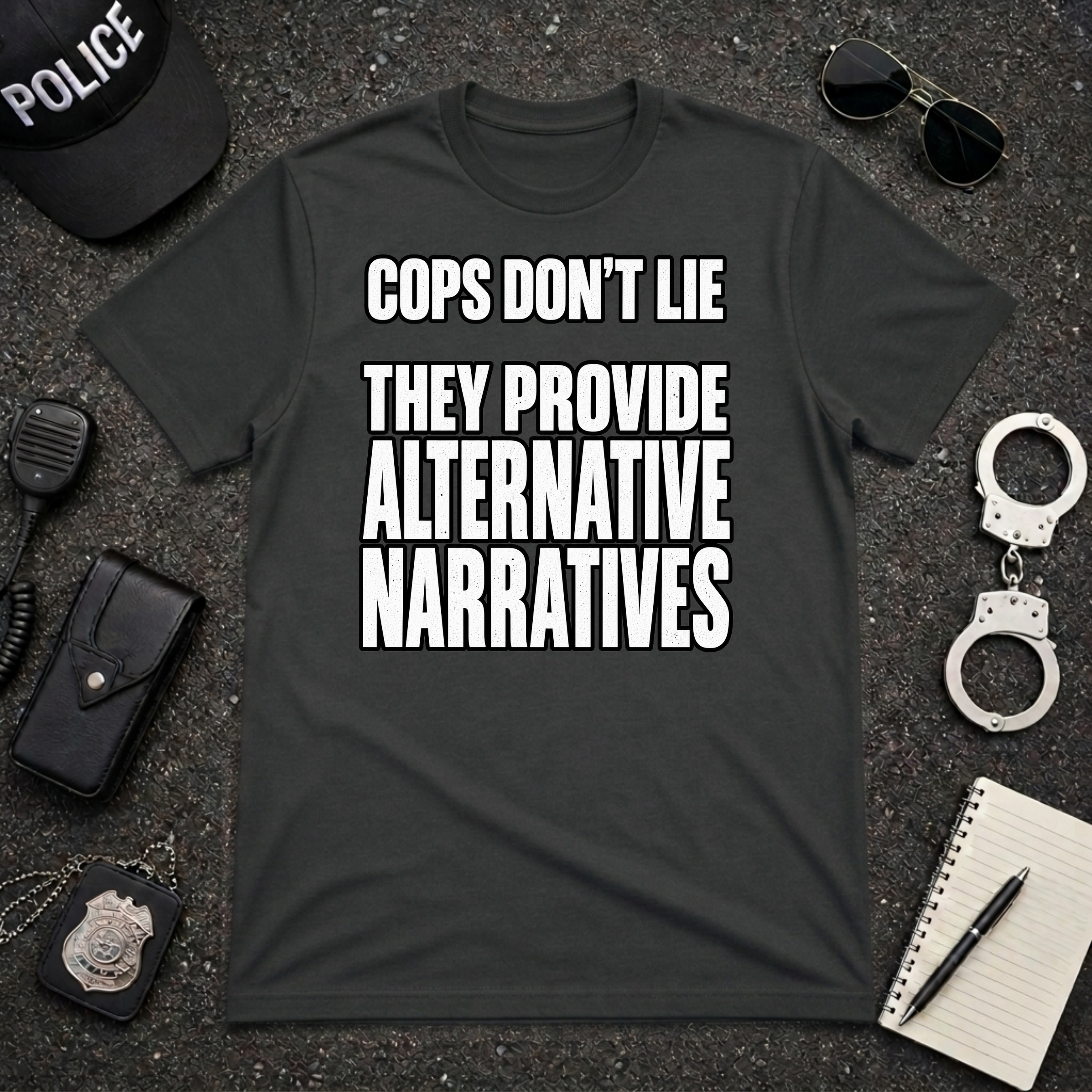 Cops Don't Lie Funny Police Officer T-Shirt