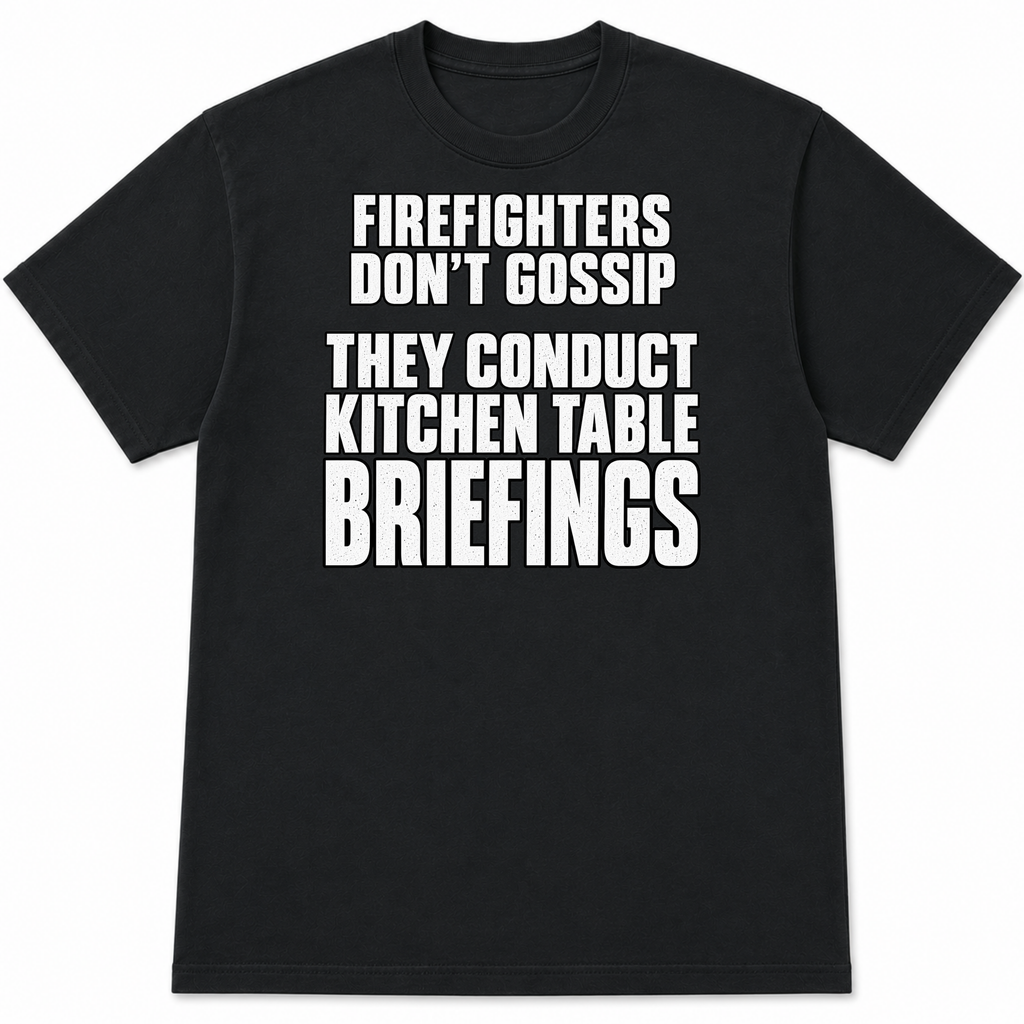 Firefighters Don't Gossip T-Shirt