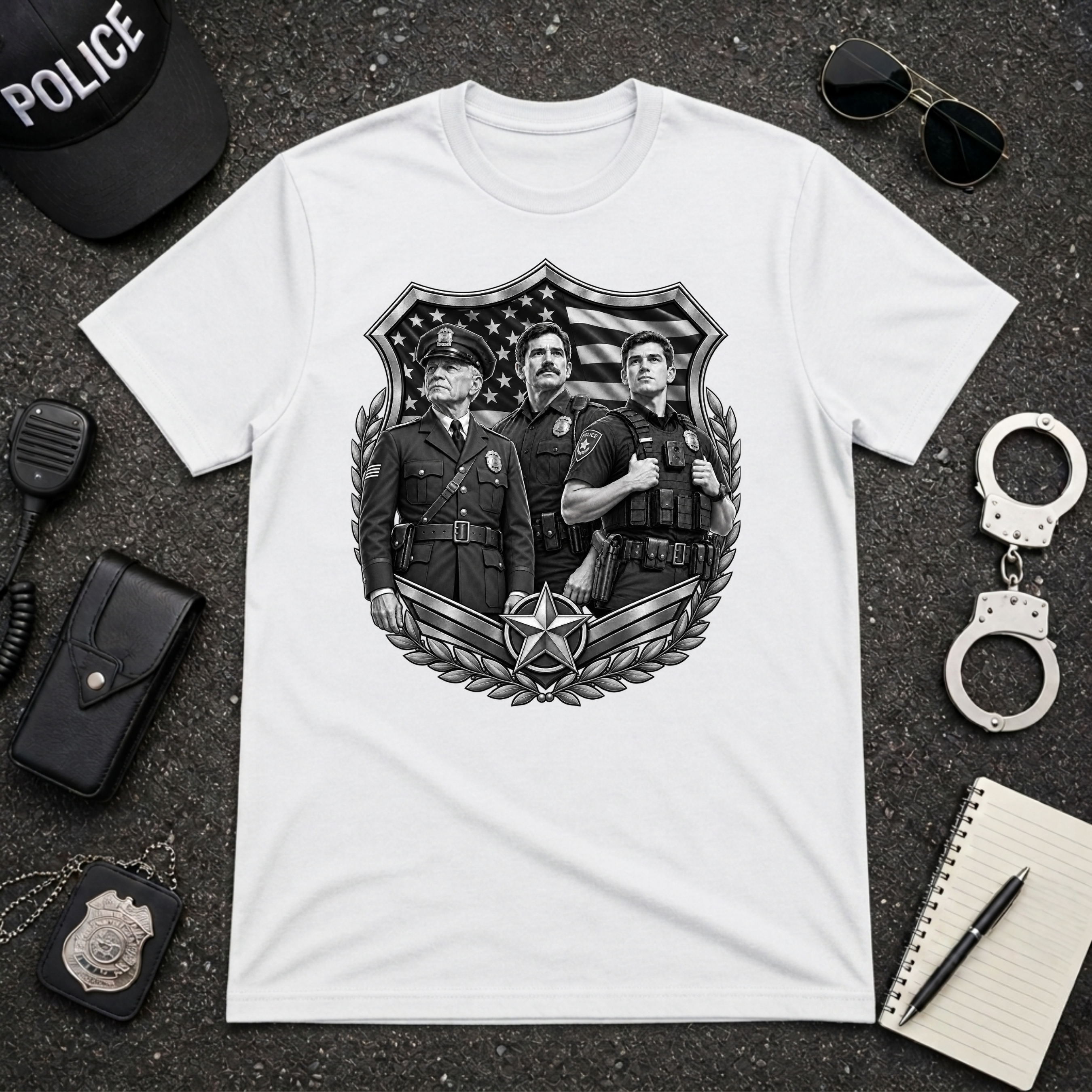 Generations of Police Service T-Shirt