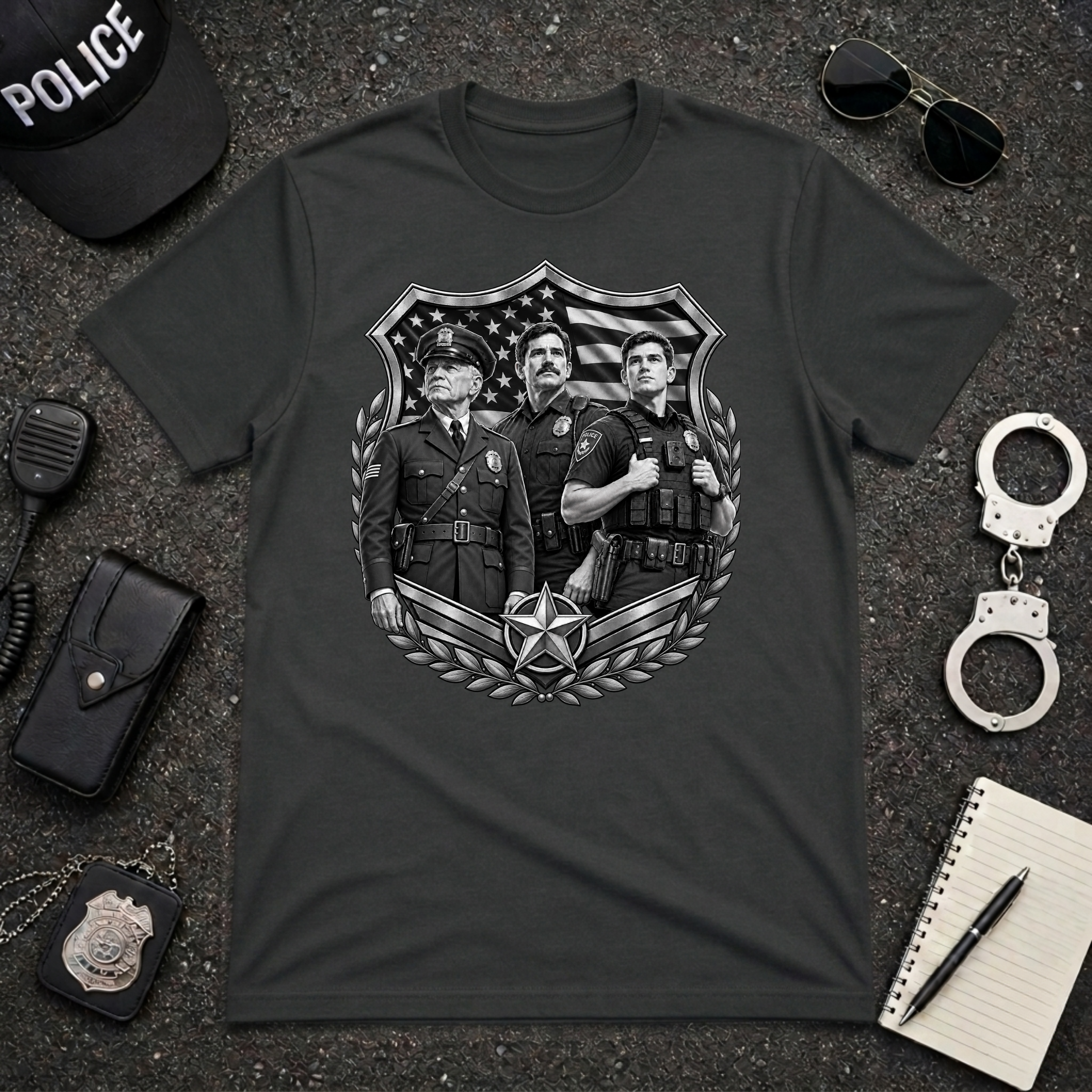Generations of Police Service T-Shirt