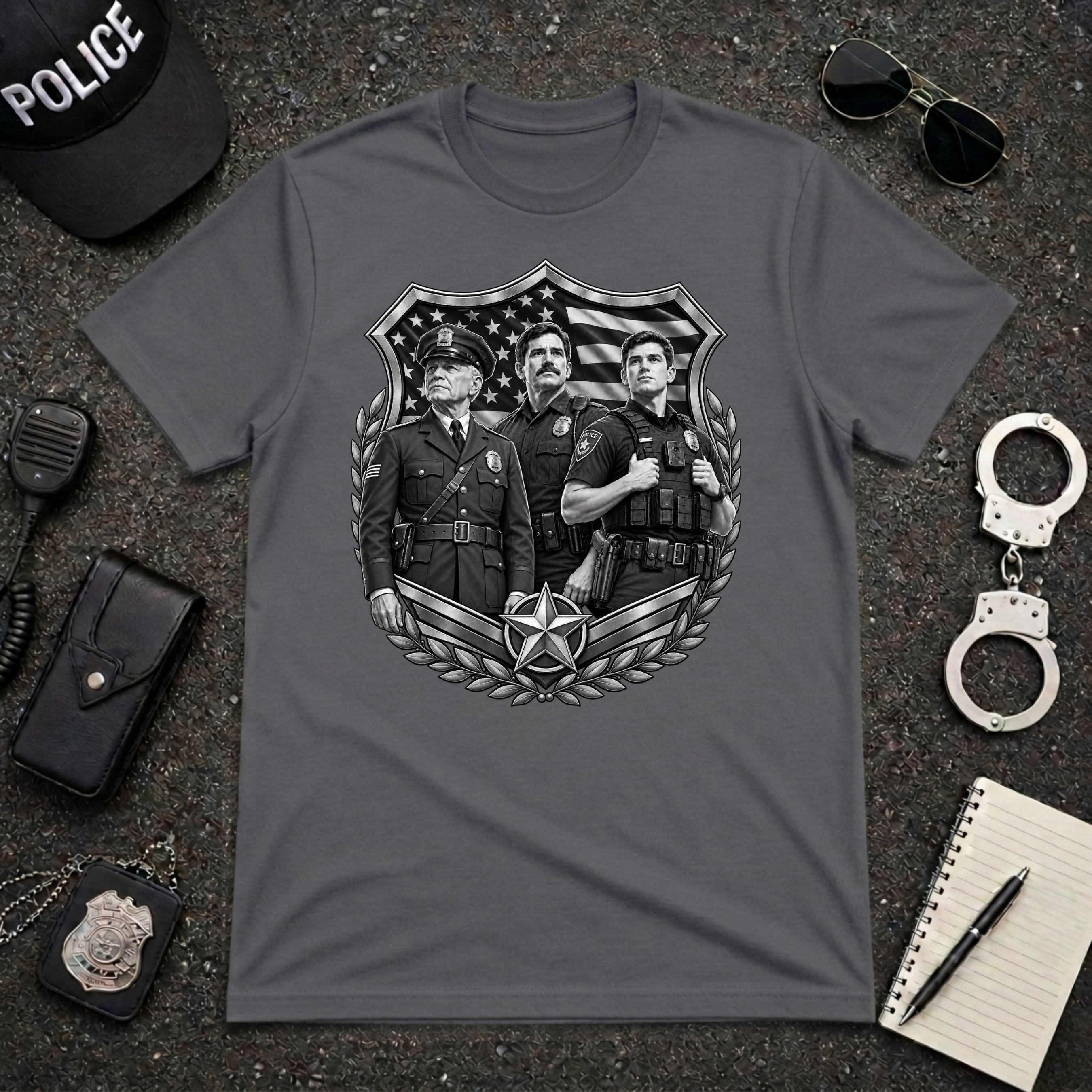 Generations of Police Service T-Shirt