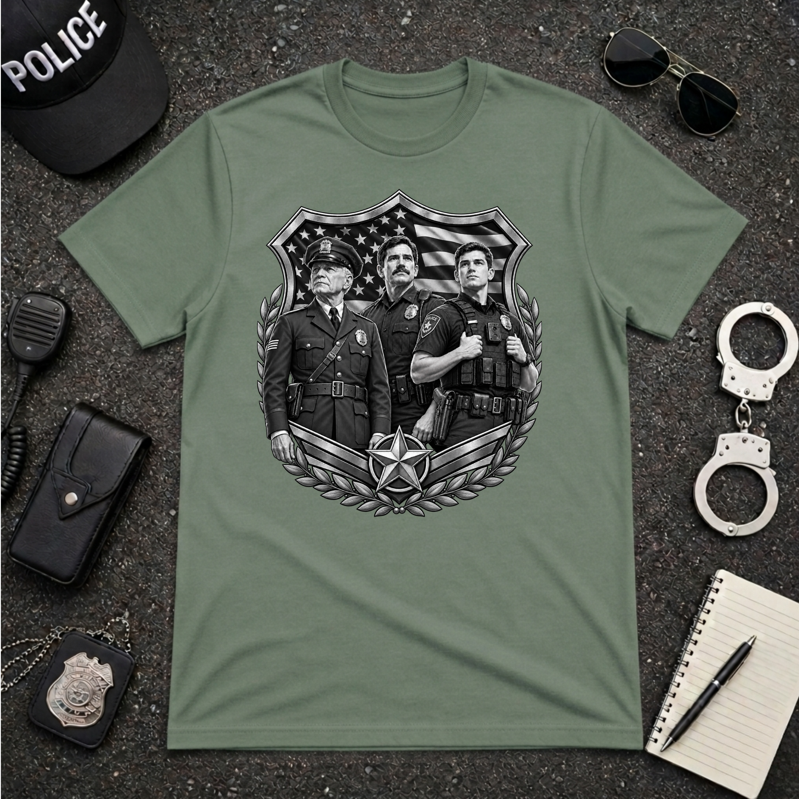 Generations of Police Service T-Shirt