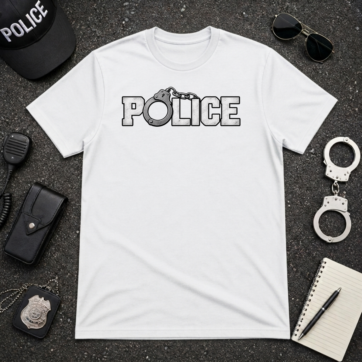 Police Handcuff Police Officer T-Shirt