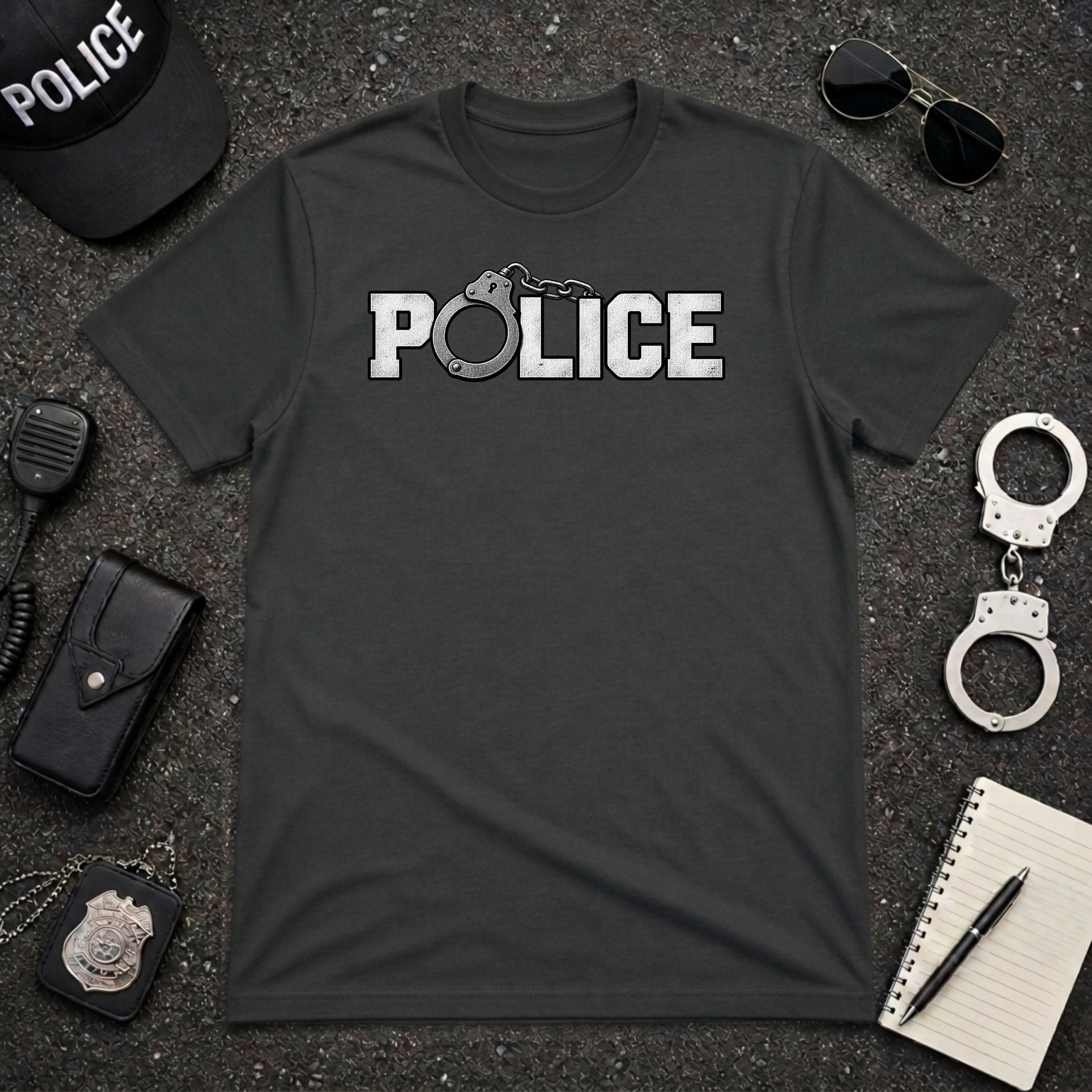 Police Handcuff Police Officer T-Shirt