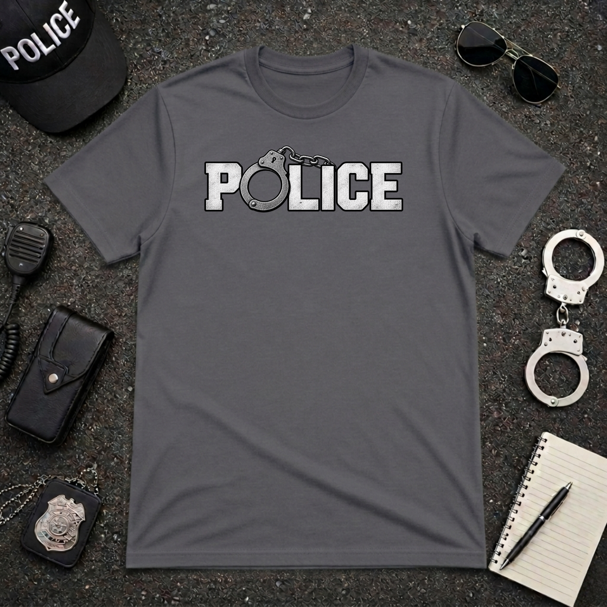 Police Handcuff Police Officer T-Shirt