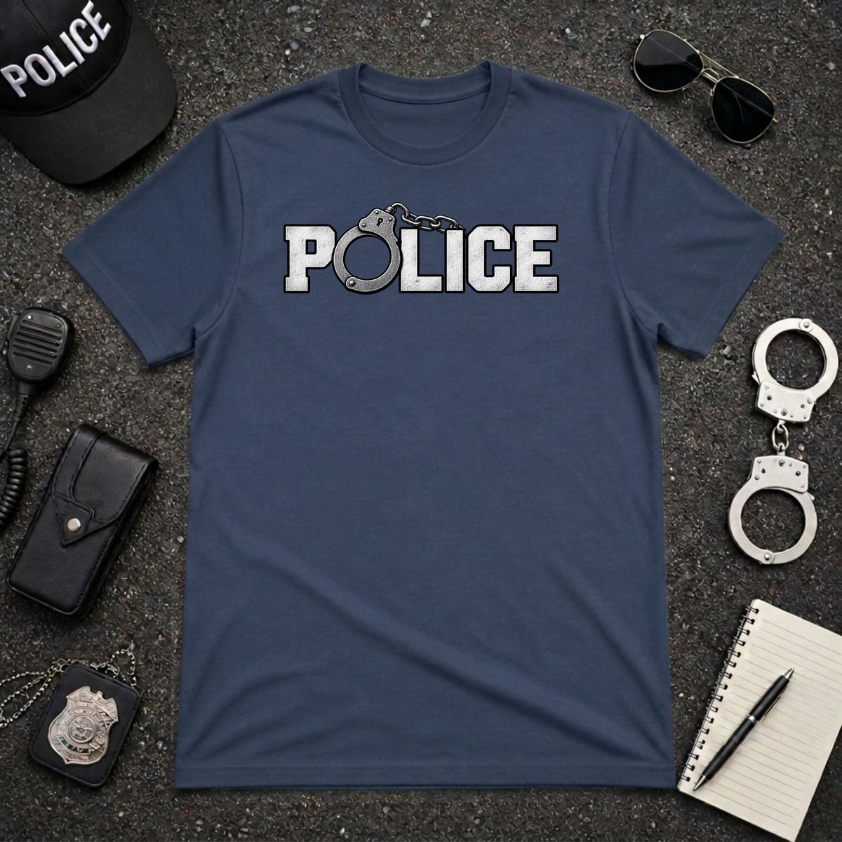 Police Handcuff Police Officer T-Shirt