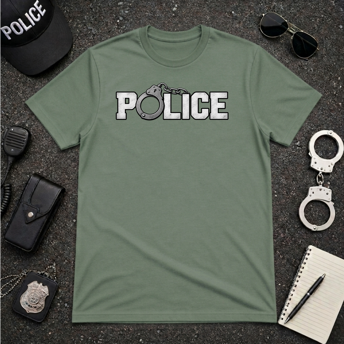 Police Handcuff Police Officer T-Shirt