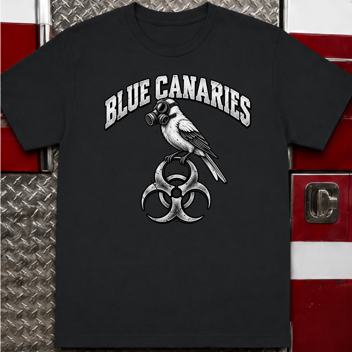 Blue Canaries – Firefighter Police Rivalry Shirt
