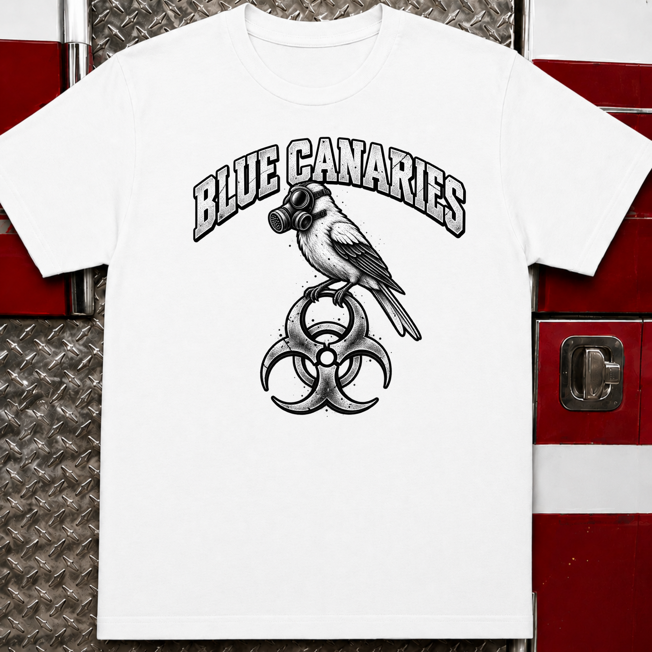 Blue Canaries – Firefighter Police Rivalry Shirt