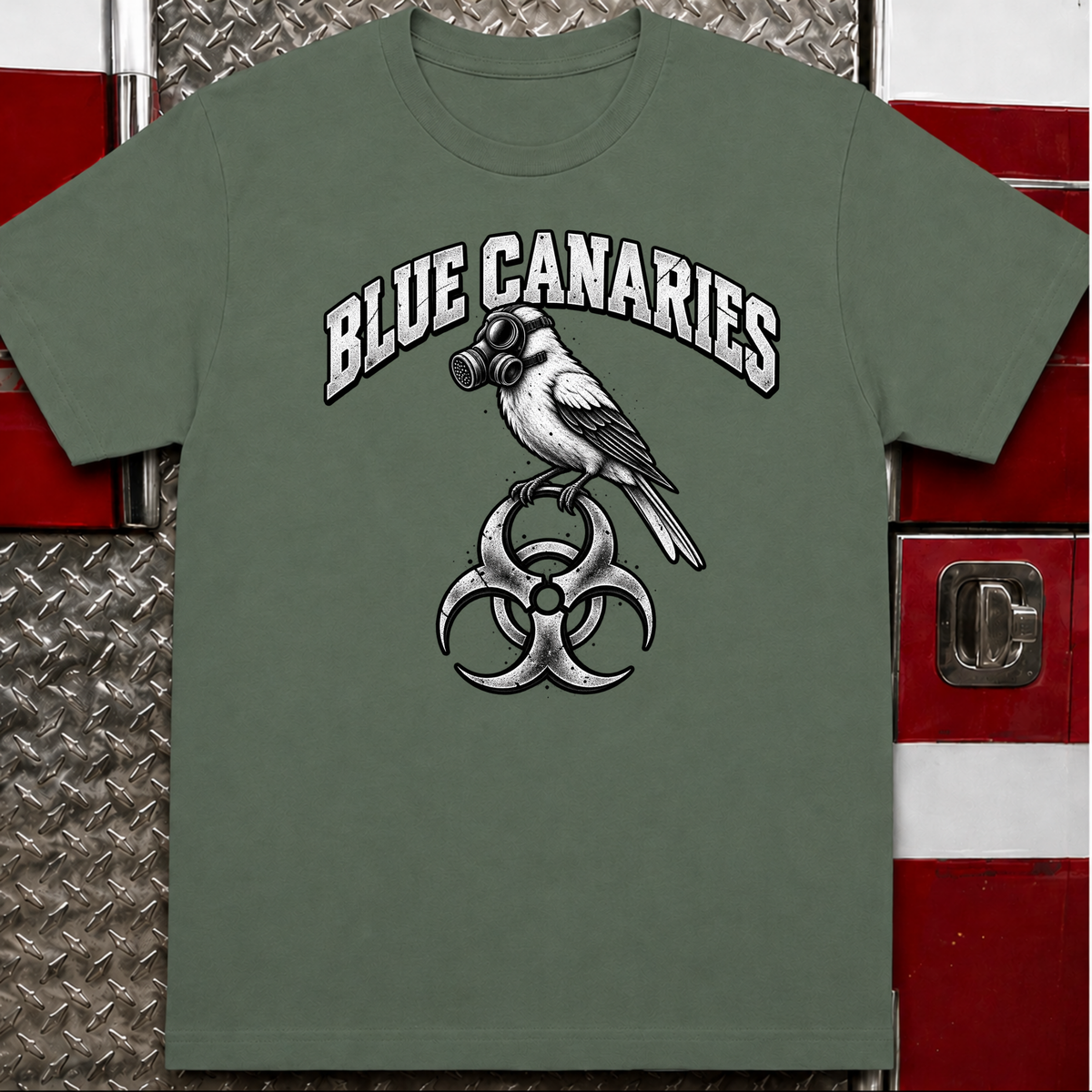 Blue Canaries – Firefighter Police Rivalry Shirt