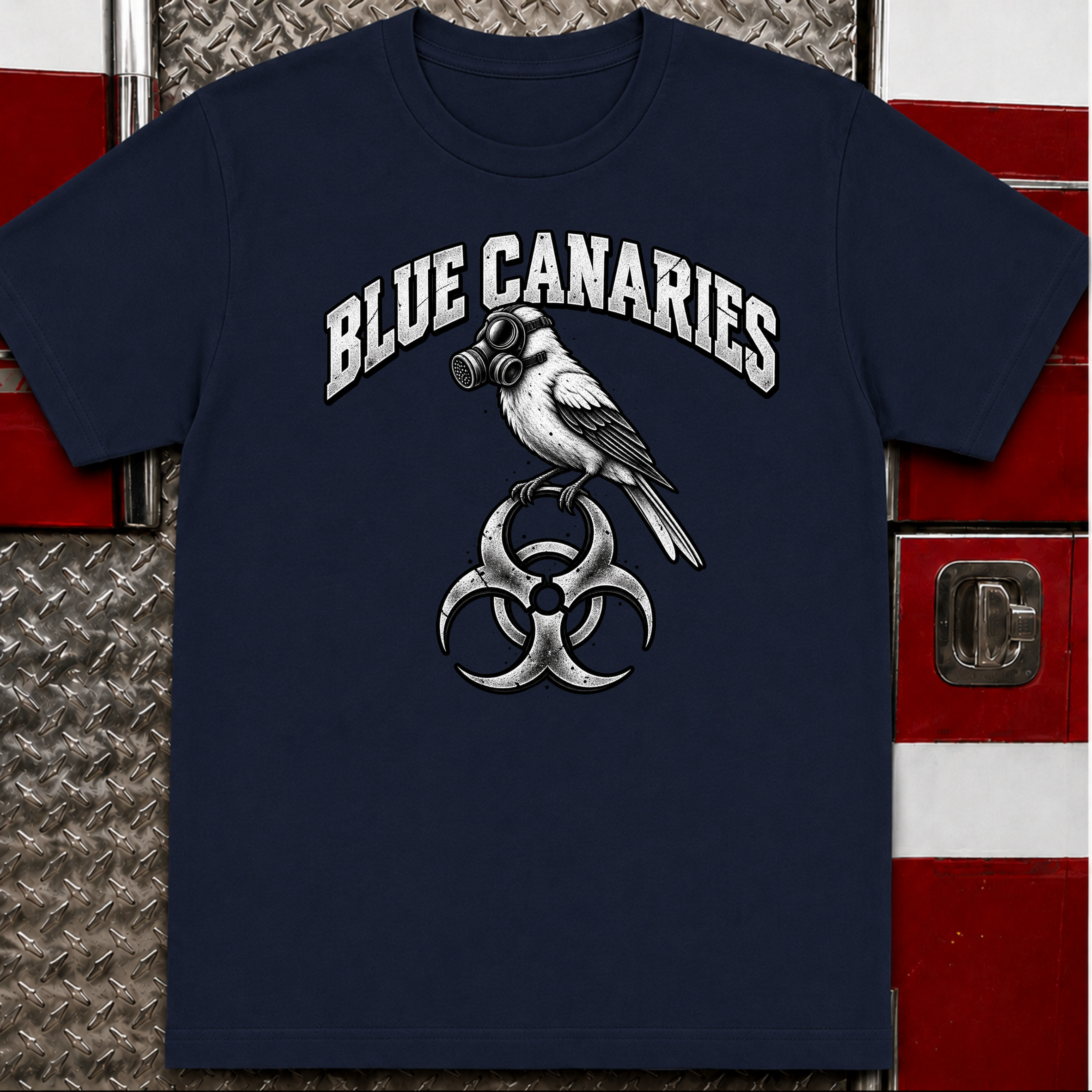 Blue Canaries – Firefighter Police Rivalry Shirt