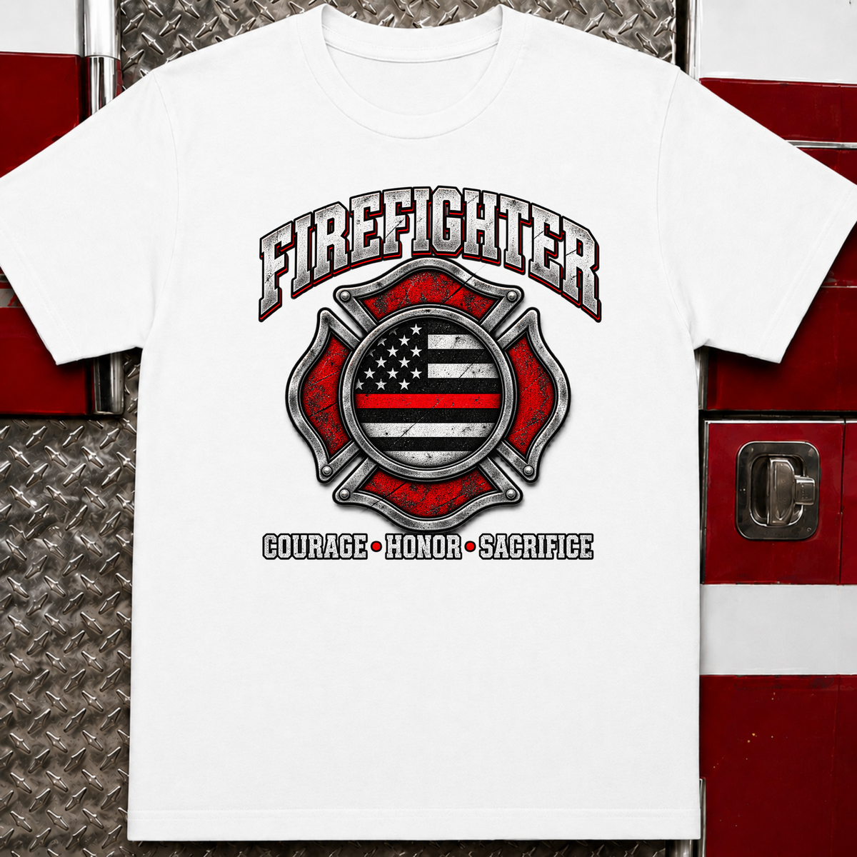 Courage Honor Sacrifice – Firefighter Pride Shirt