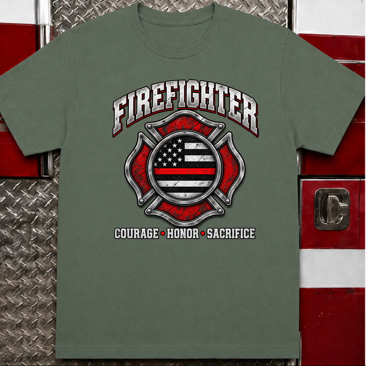Courage Honor Sacrifice – Firefighter Pride Shirt
