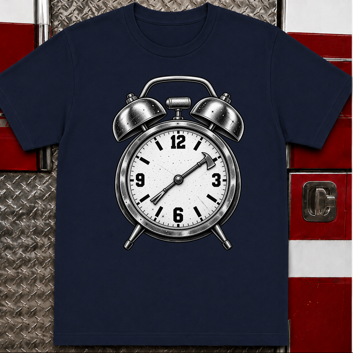 Fire Alarm Clock – Funny Firefighter Shirt