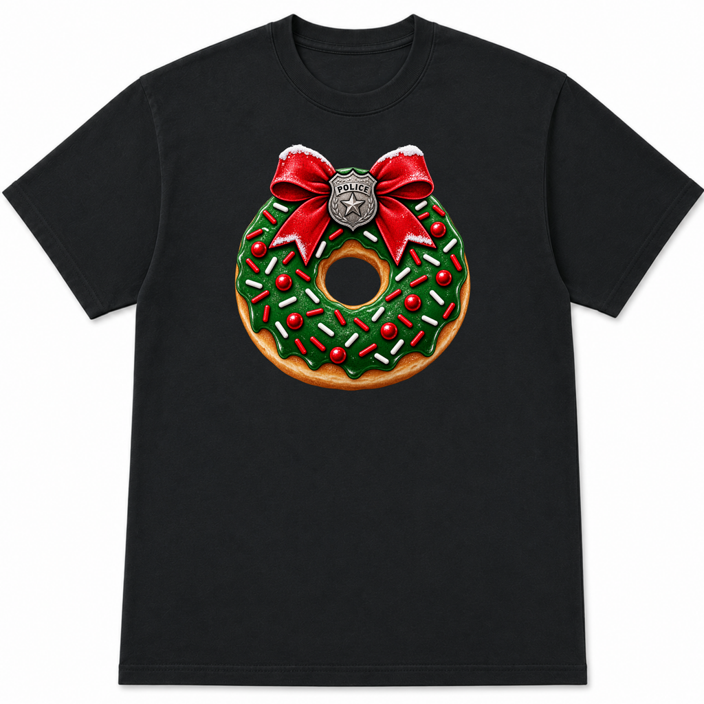 Christmas Donut Wreath T-Shirt